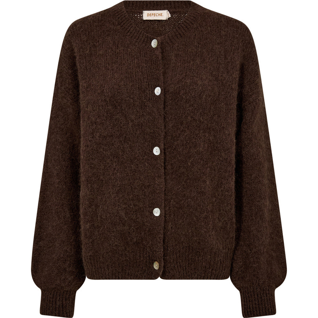 DEPECHE - SARAH CARDIGAN BROWN