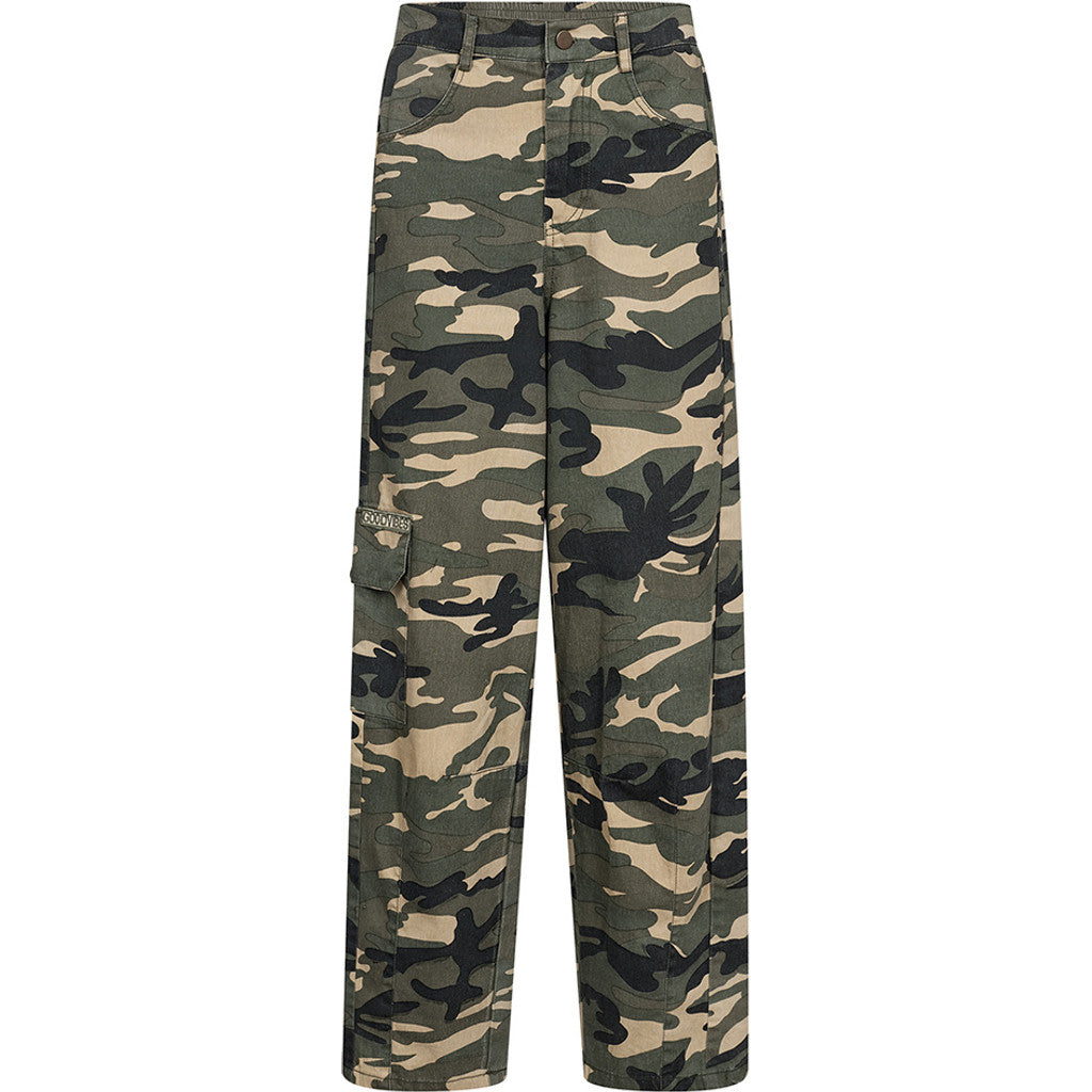 DEPECHE - PACY CAMO BARREL BUKSER KHAKI