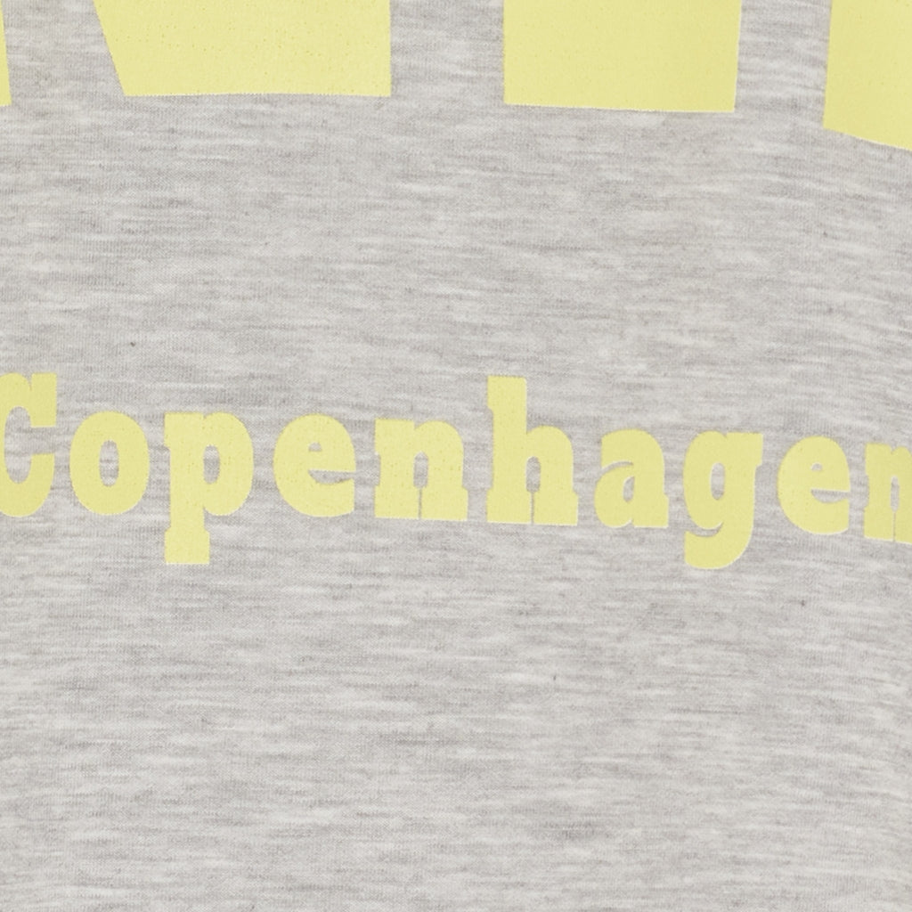 MARTA - HIBISCUS SWEAT GREY/YELLOW