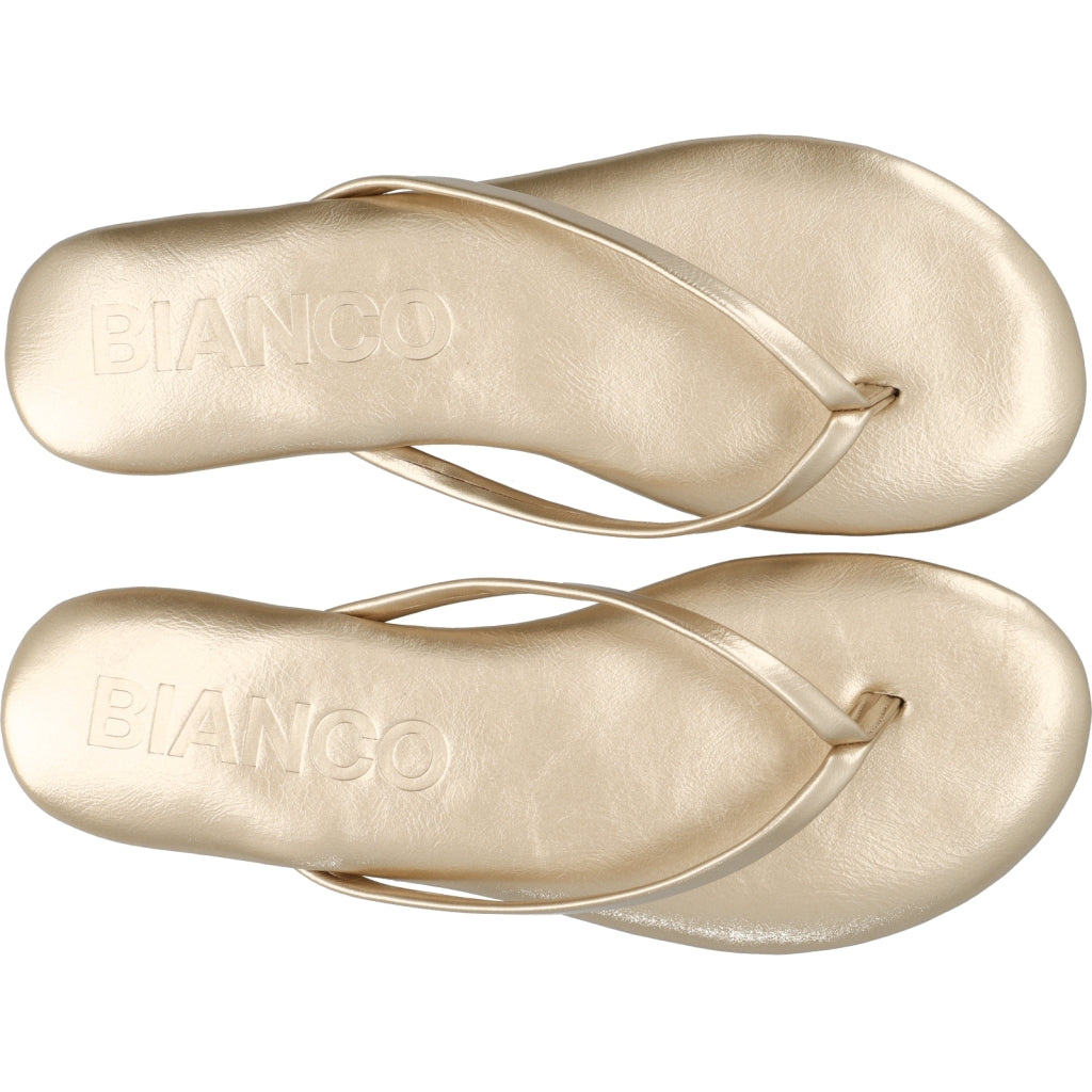 BIANCO - MEXICO FLIP FLOP GOLD