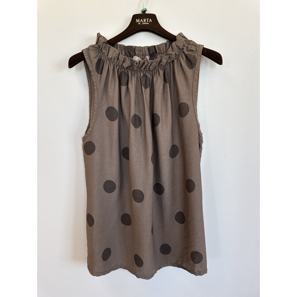 MARTA - LUCINA TOP BROWN