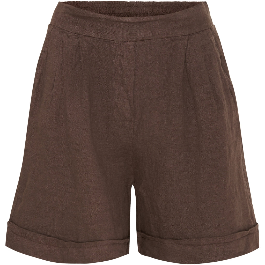 MARTA - HØR SHORTS COLD BROWN