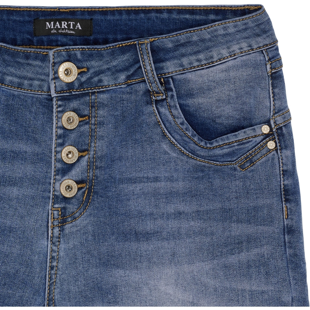 MARTA - SOLENE JEANS BLUE DENIM