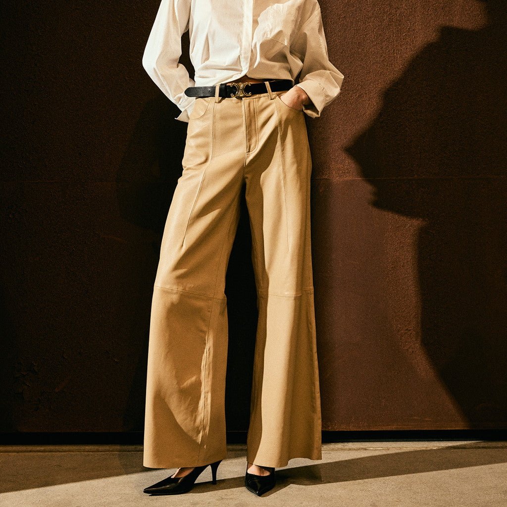 DEPECHE - BOA SKIND BUKSER CREAM