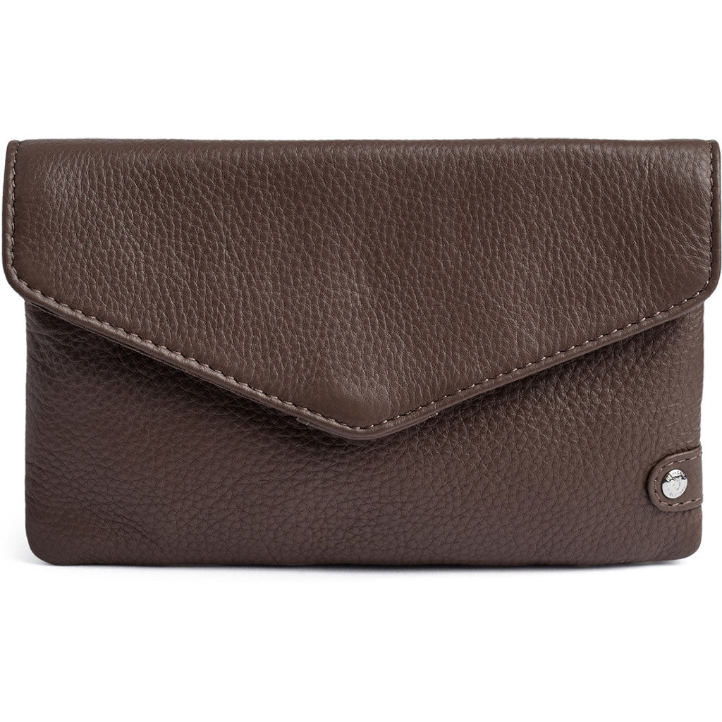 DEPECHE - PUNG/CREDITKORT HOLDER DARK TAUPE