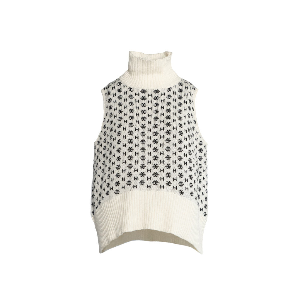 HÉST - LOGO VEST WHITE/BLACK