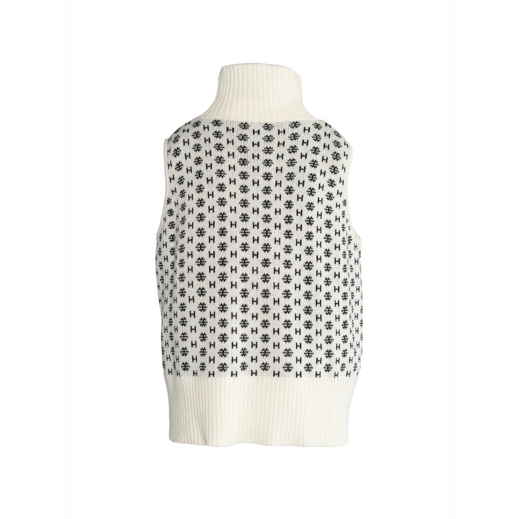 HÉST - LOGO VEST WHITE/BLACK