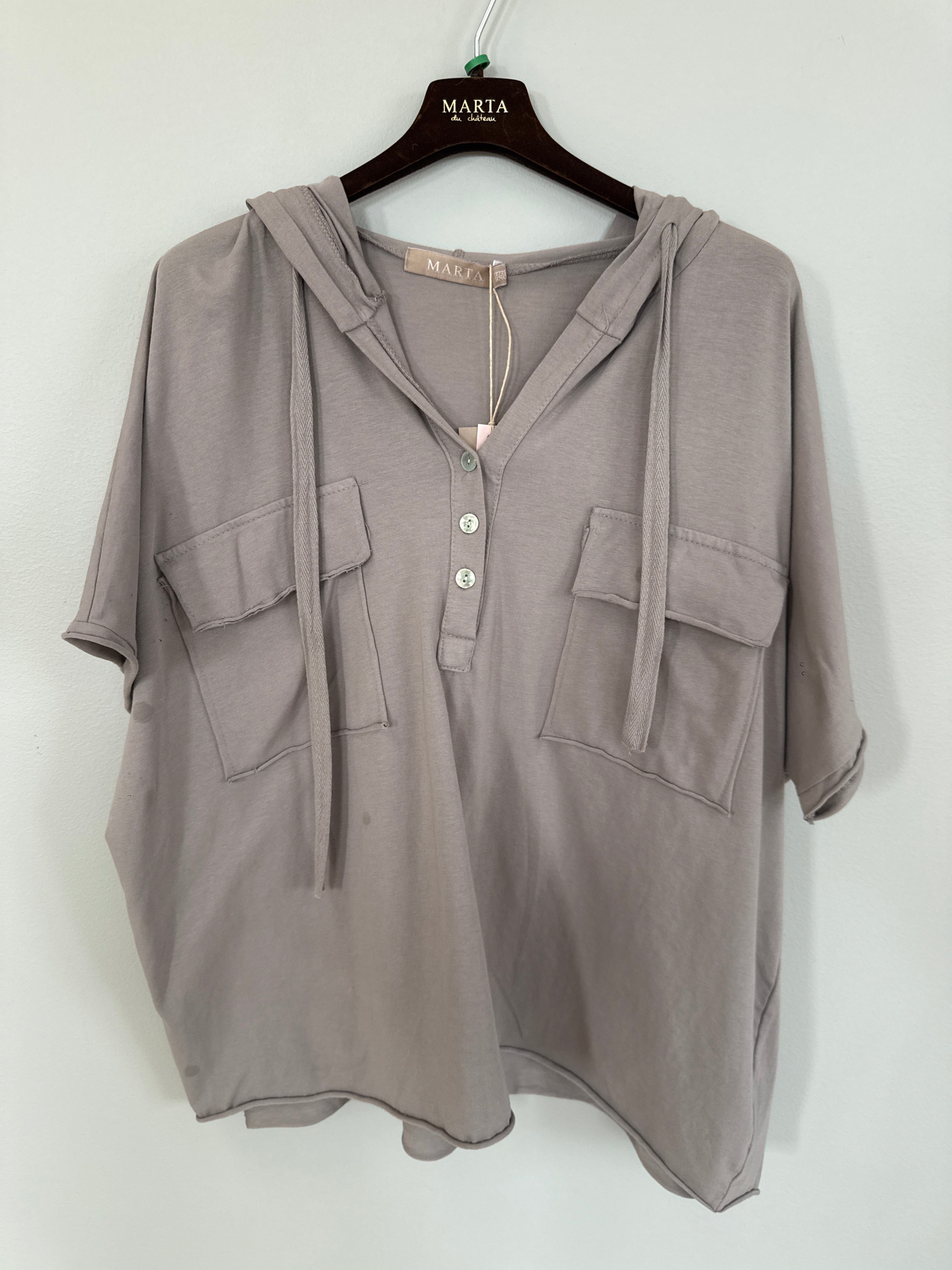 MARTA - THALINA BLUSE FANGO