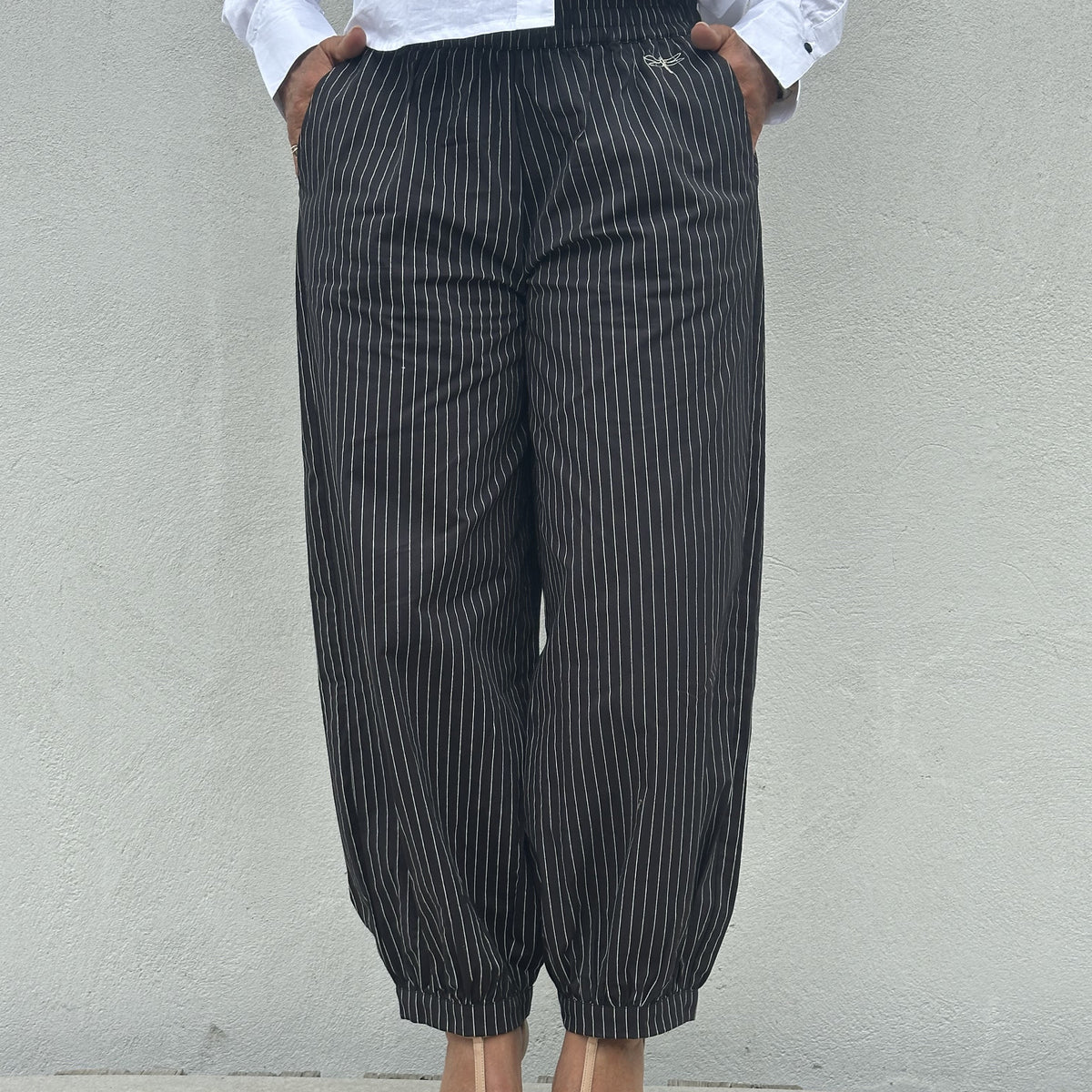 GASPAR - TROPEA STRIPE BUKSER SORT