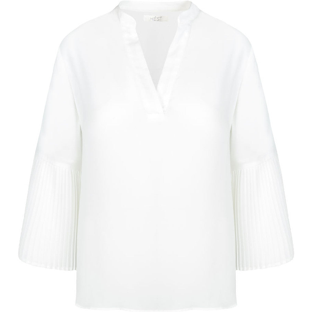 HEST - MILA BLUSE WHITE ALYSSUM