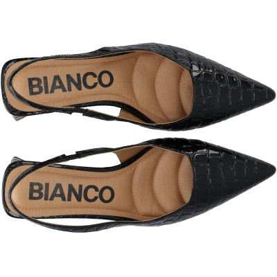 BIANCO - MARALYN SLINGBACK CROCO SORT
