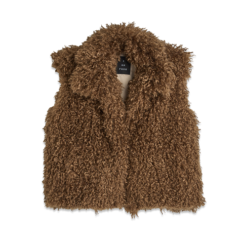 SAND COPENHAGEN - SUMI PLYS VEST BRUN