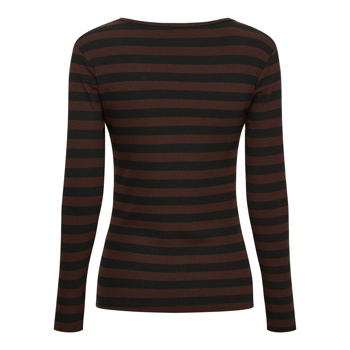 MARTA - BEGONIA T-SHIRT BLACK/ MORO