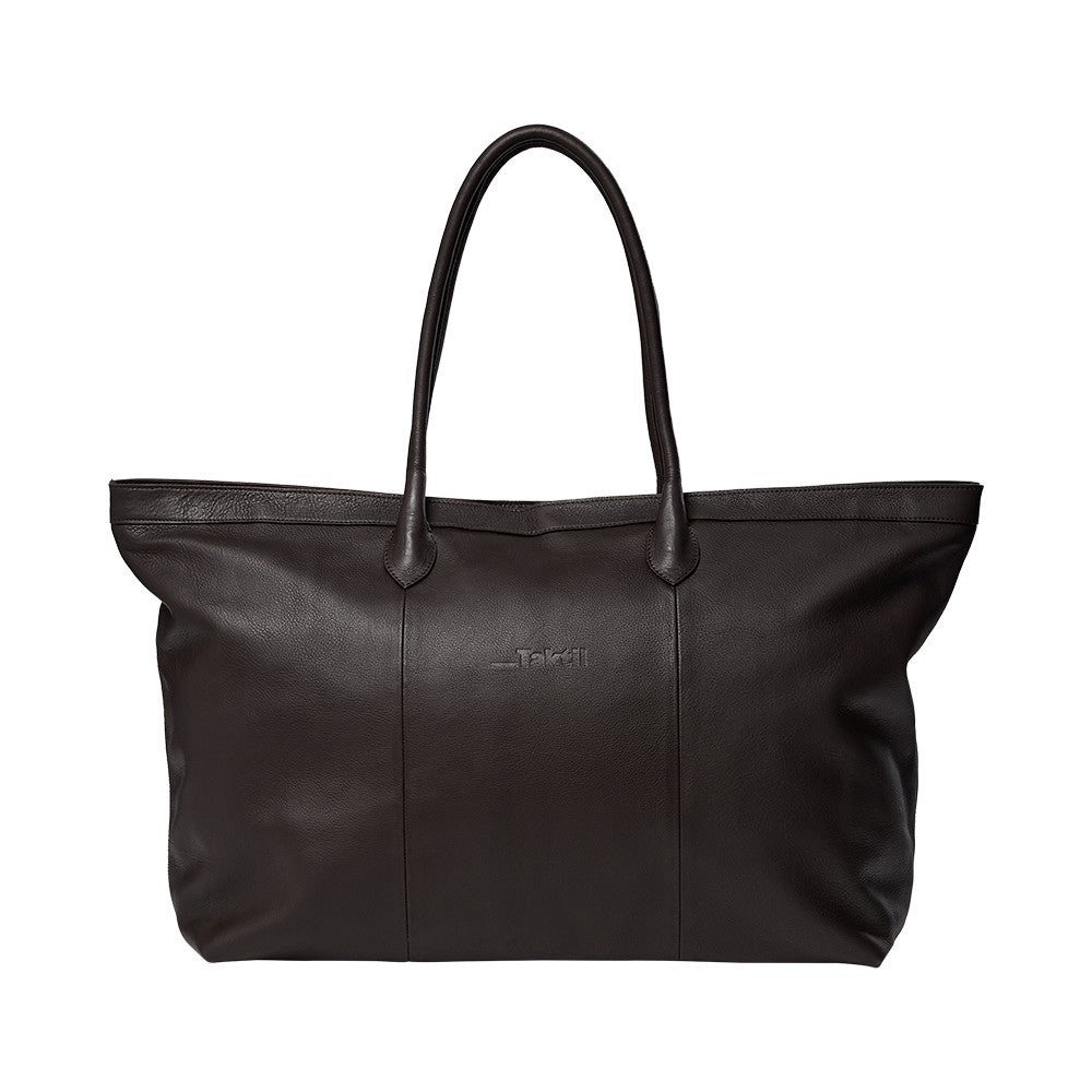 ATELIER TAKTIL - OLIVE LEATHER TASKE ESPRESSO BROWN
