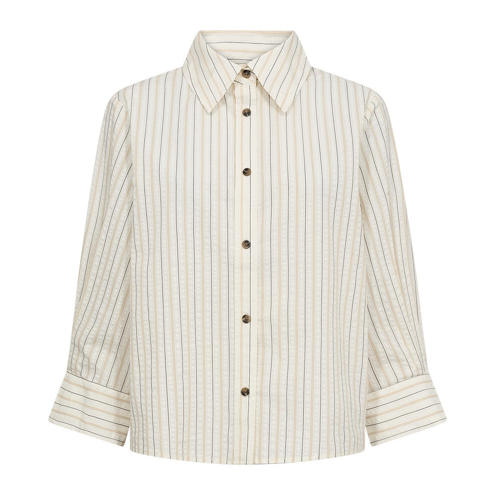 ATELIER TAKTIL - TORI ANNA SKJORTE VANILLA WHITE