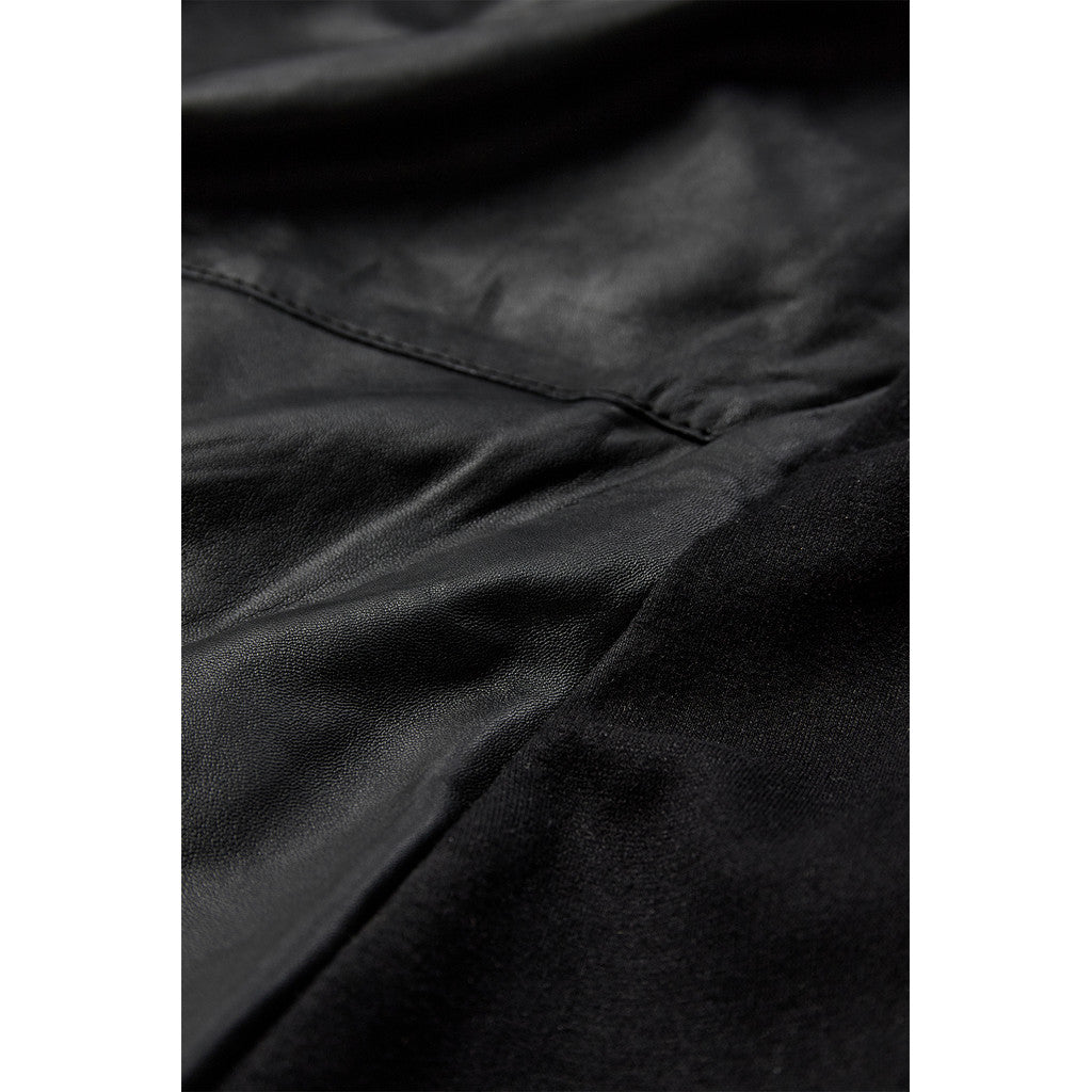 ATELIER TAKTIL - LILY LÆDER TOP SORT