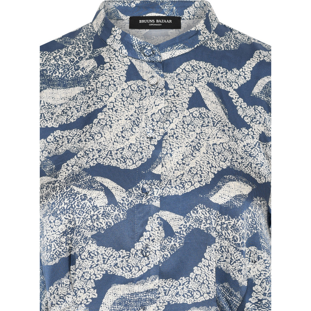 BRUUNS BAZAAR - ZEAS SKJORTE BLUE LACE