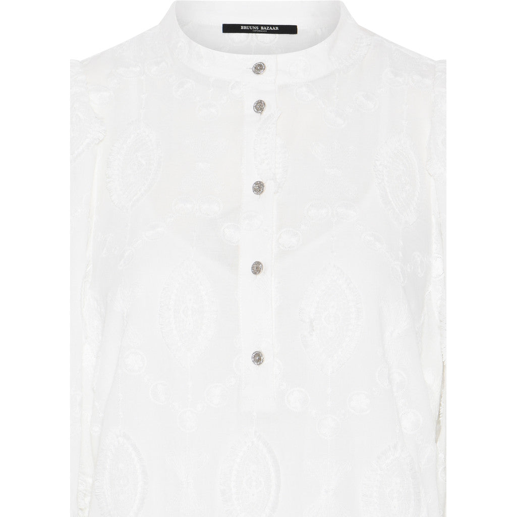 BRUUNS BAZAAR - IMILIA KJOLE WHITE