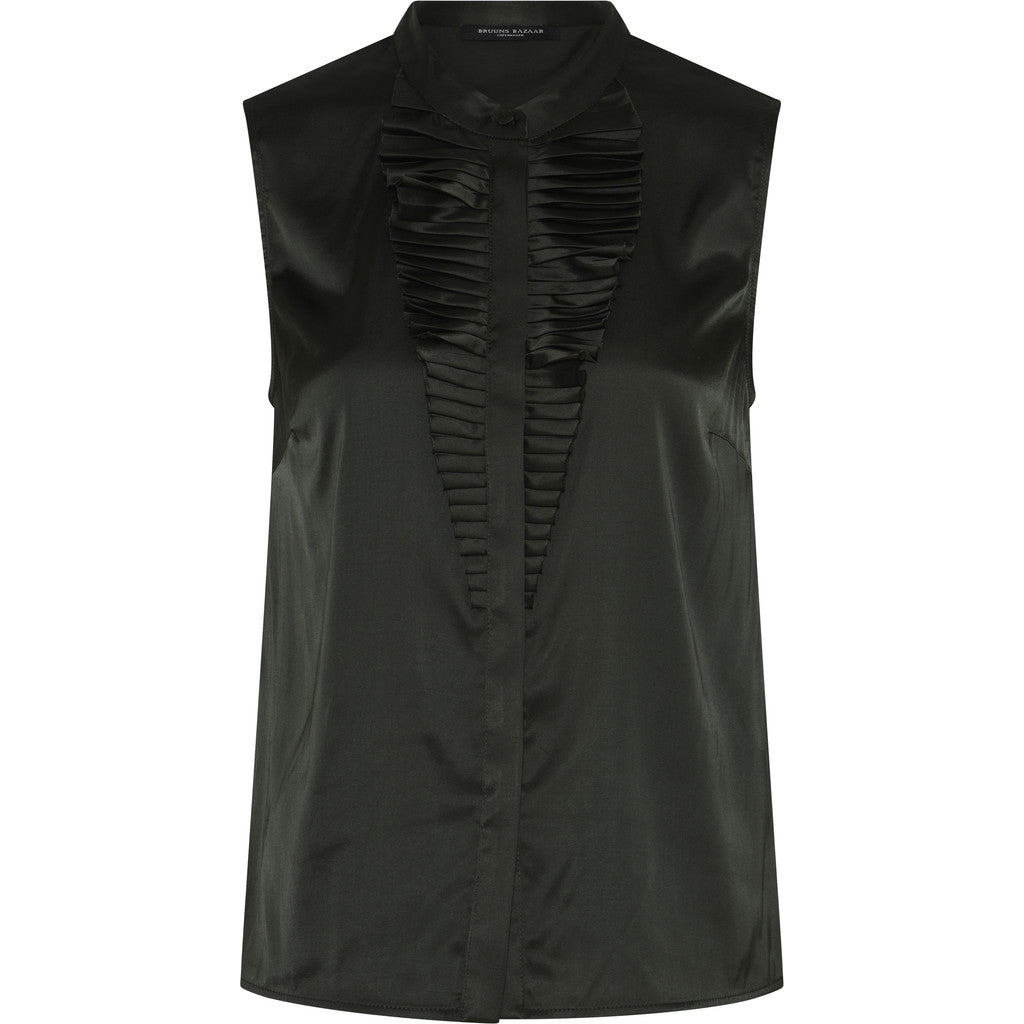 BRUUNS BAZAAR - WICKA TOP GREEN IVY
