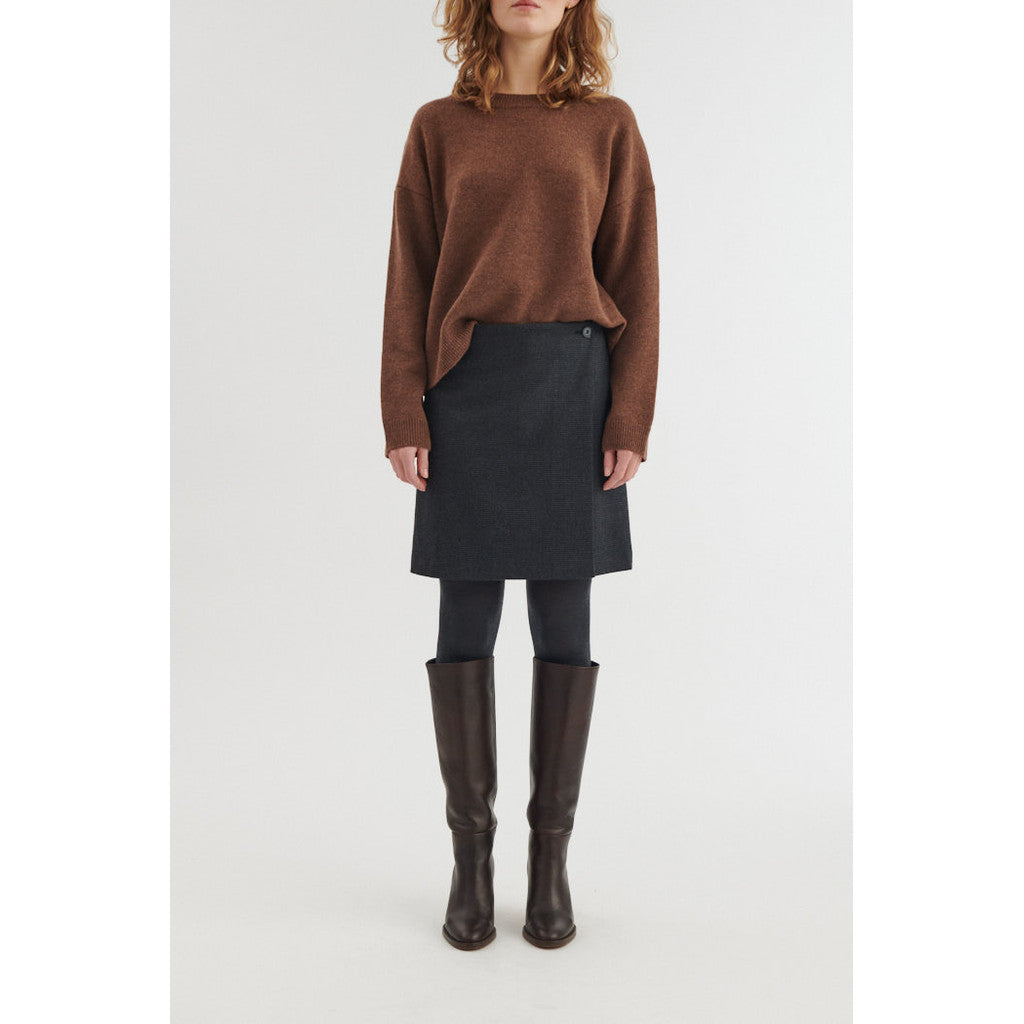 BASIC APPAREL - MARJO WRAP NEDERDEL SORT