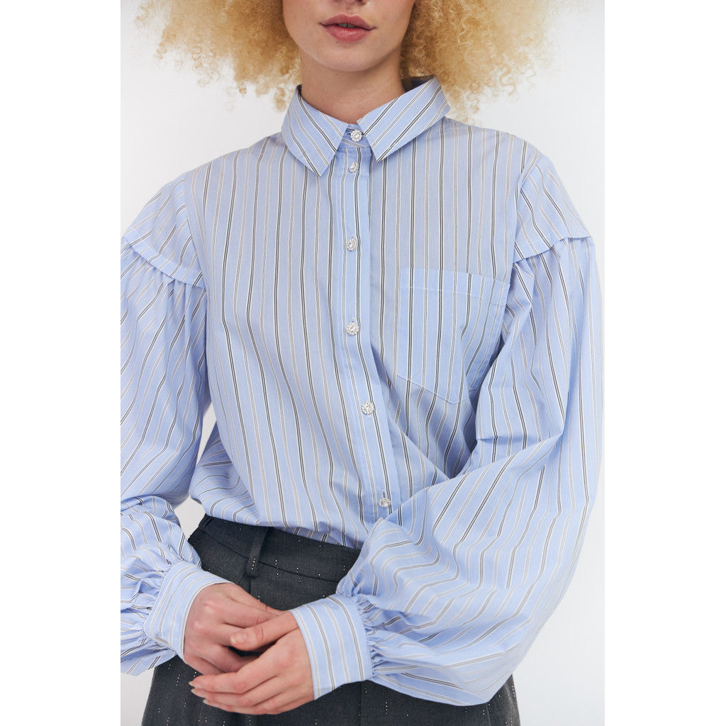 CRAS - FINA SKJORTE BLUE STRIPE