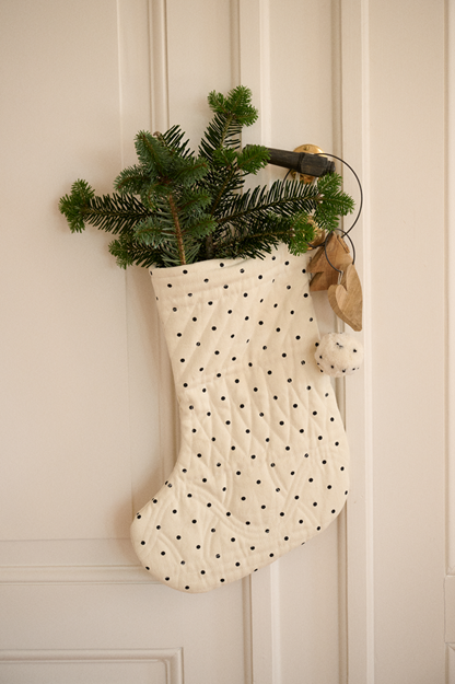 MOSHI MOSHI - DOTTED CHRISTMAS STOCKING