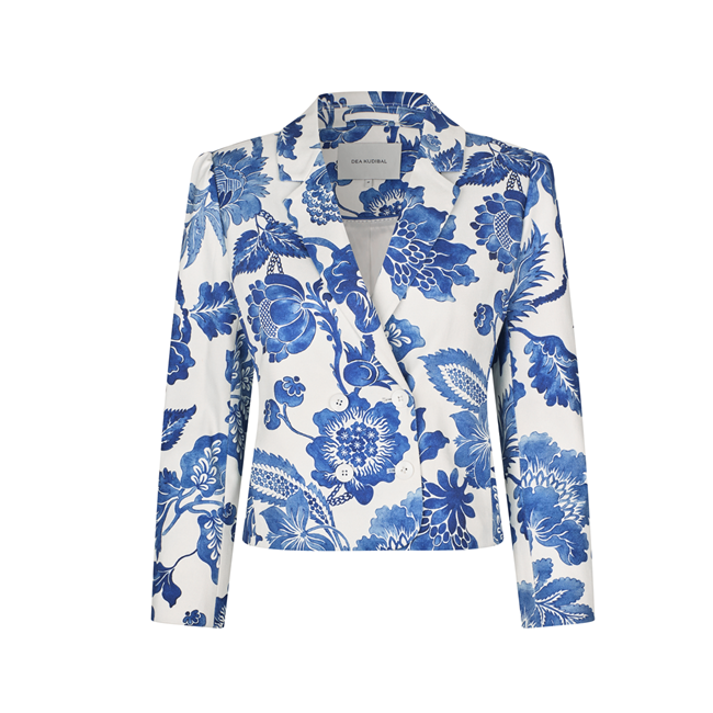 DEA KUDIBAL - DANIELA BLAZER JACKET BLOOM MIDNIGHT