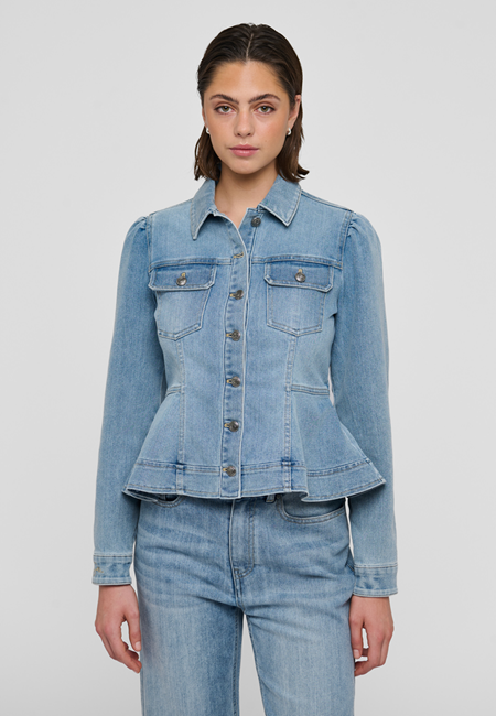 DEA KUDIBAL - BLANCA DENIM JAKKE LIGHT BLUE