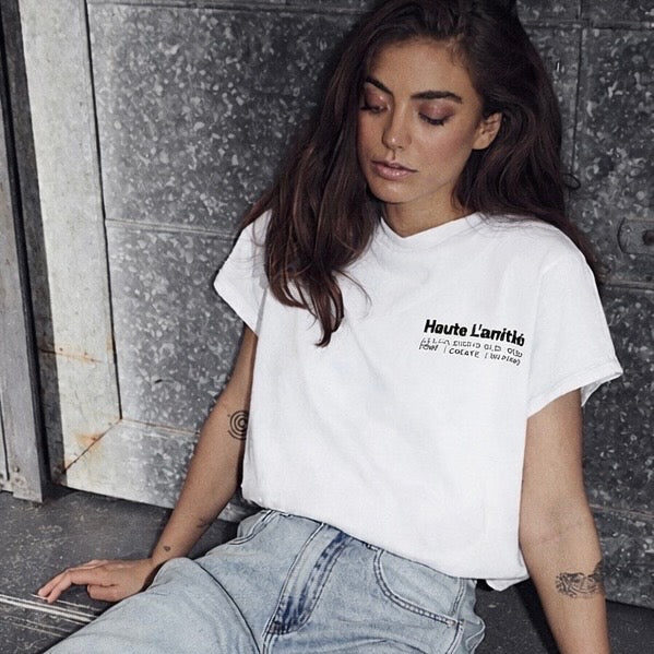 HAUTE L'AMITIE - NOMA BALLOON T-SHIRT HVID