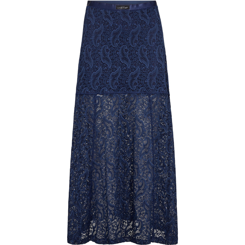 HAUTE LÁMITIE - SUMMER LACE NEDERDEL NAVY