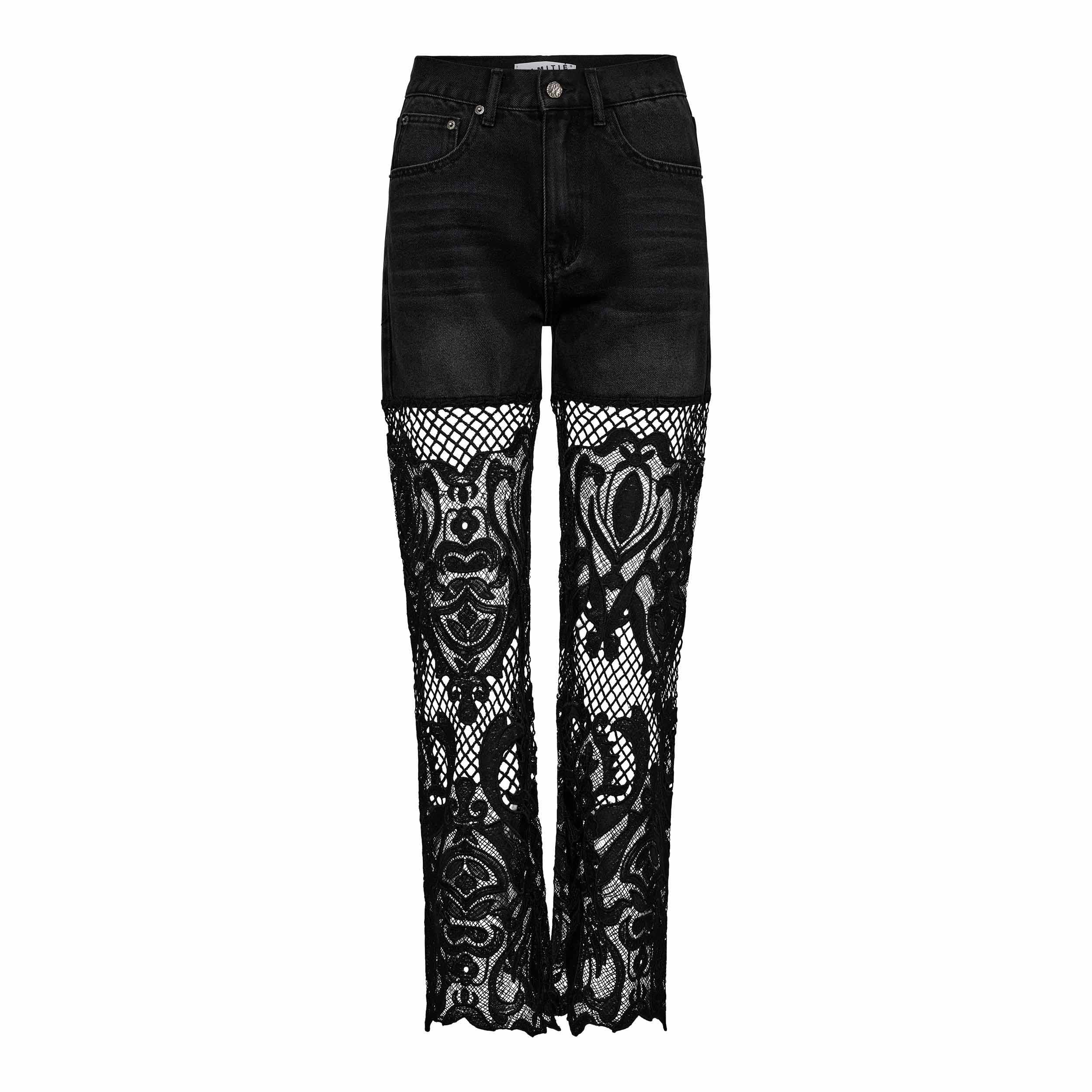 HAUTE L'AMITIÈ - LACE JEANS SORT