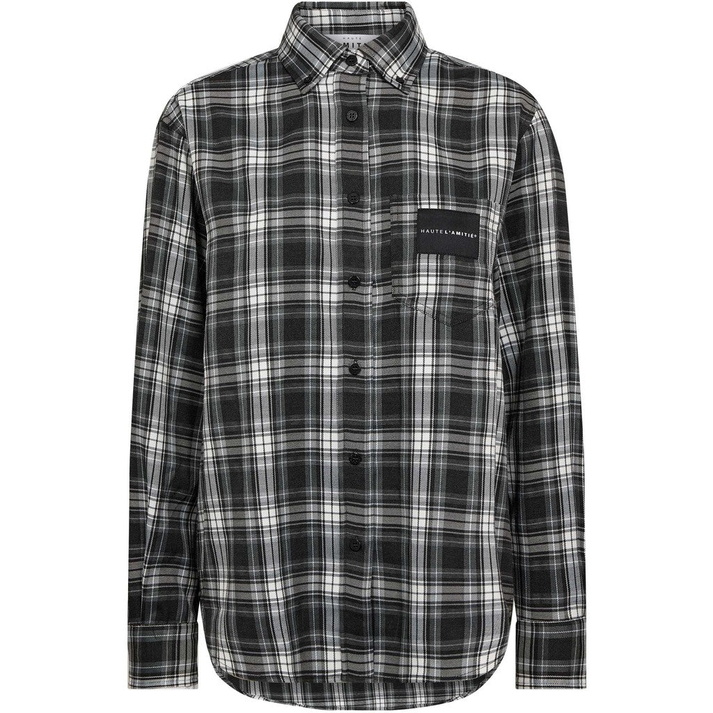 HAUTE L'AMITIE - HAUTE CHECK SKJORTE GREY