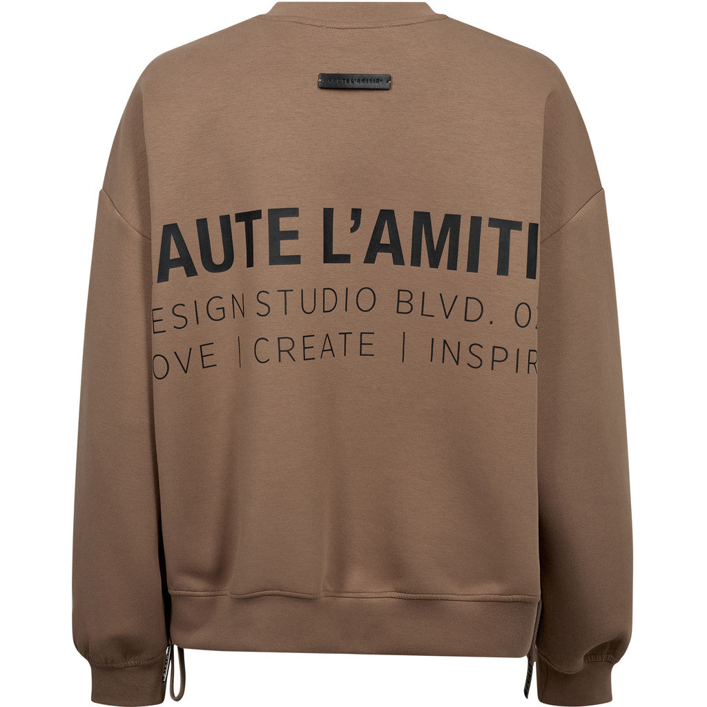 HAUTE L'AMITIE - NEW STUDIO SWEAT WALNUT