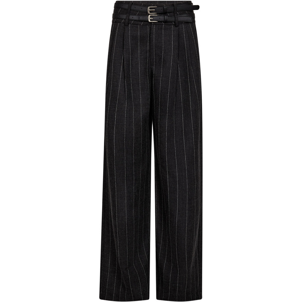 HAUTE L'AMITIE - IVANNA BELT BUKSER DARK GREY
