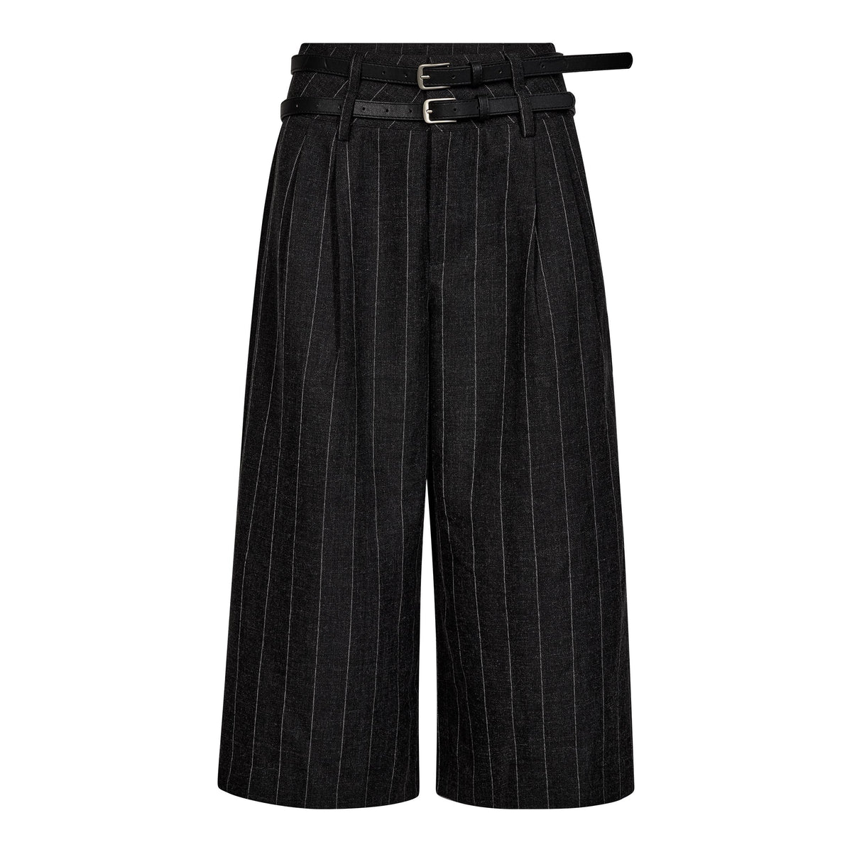 HAUTE L'AMITIE - IVANNA BELT BERMUDA DARK GREY