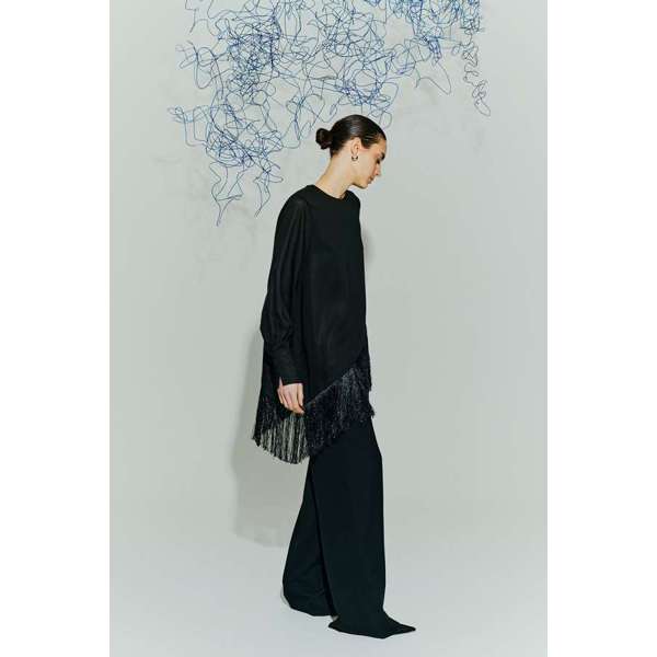 COPENHAGEN MUSE - NELLY BLUSE SORT