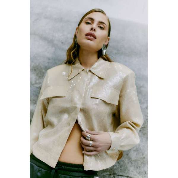 COPENHAGEN MUSE - TRUCKER JAKKE WARM SAND