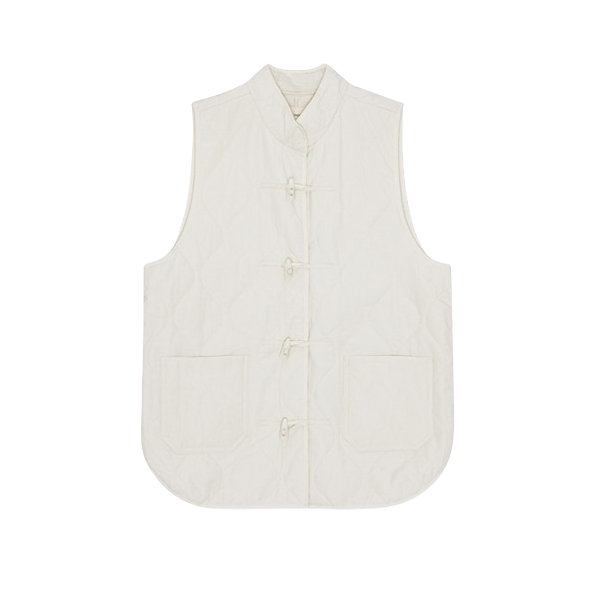 MOSHI MOSHI - MEADOW QUILTED VEST NATURAL