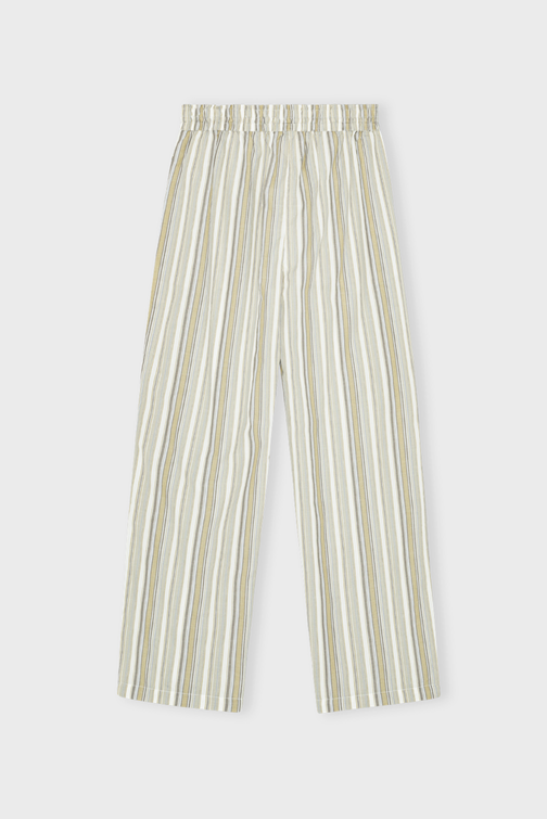 MOSHI MOSHI - MOON PANTS STRIPE OLIVE GRAY