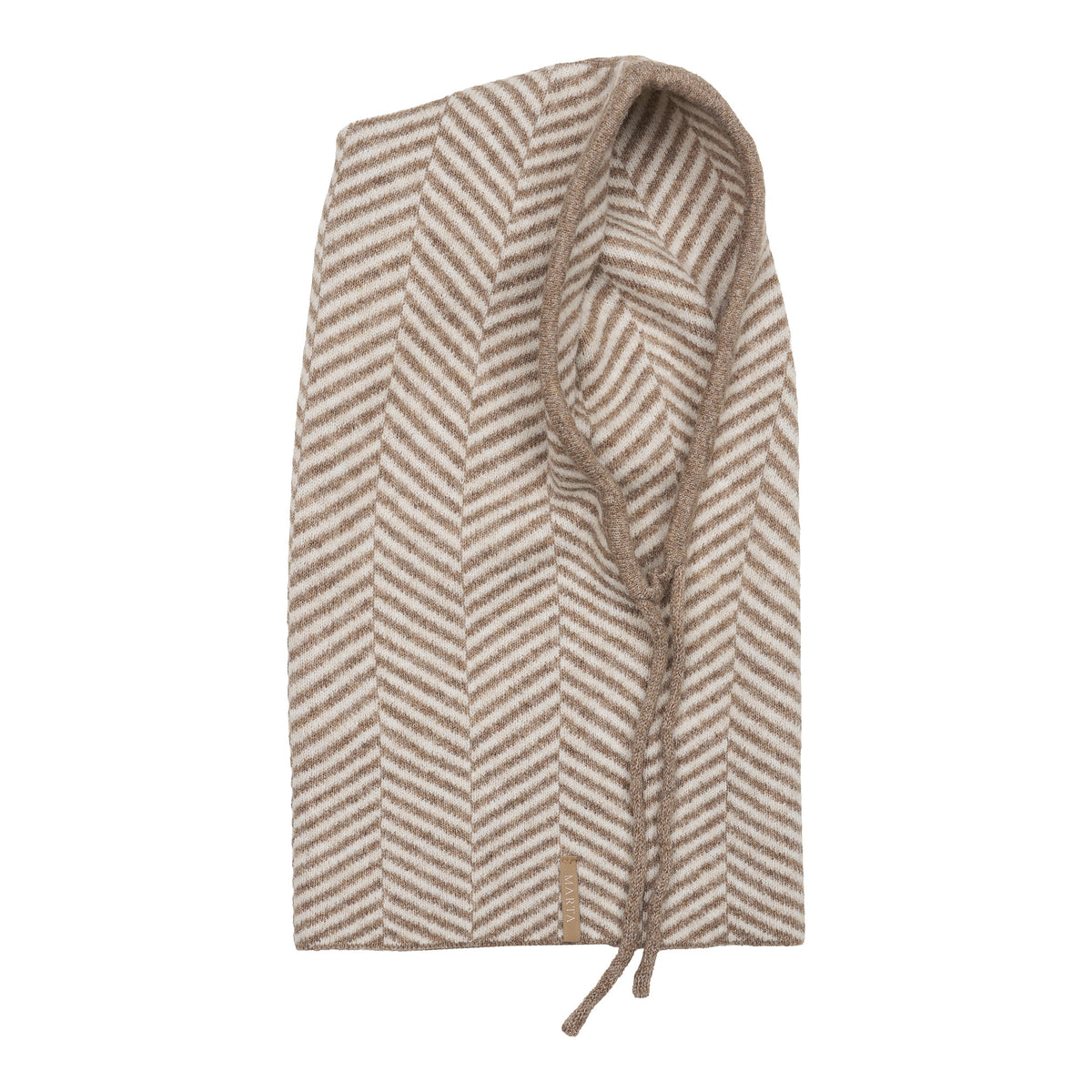 MARTA - BALACLAVA FANGO/ OFF WHITE