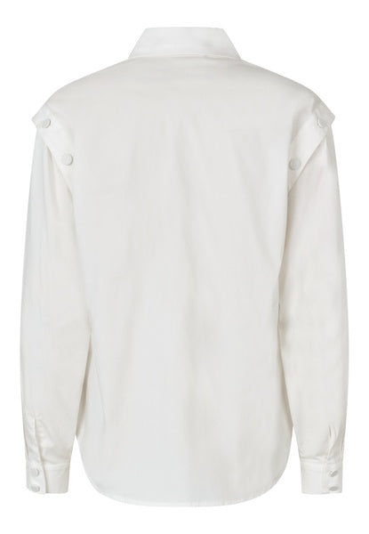 DEA KUDIBAL - ZANDIE BLUSE NAT. WHITE