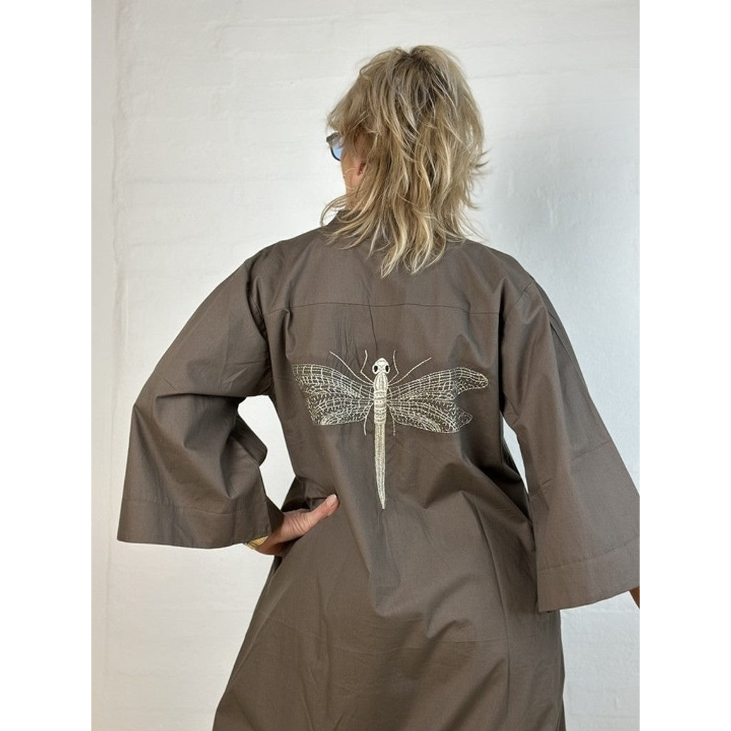 GASPAR - MUMBAI POPLIN KJOLE BROWN