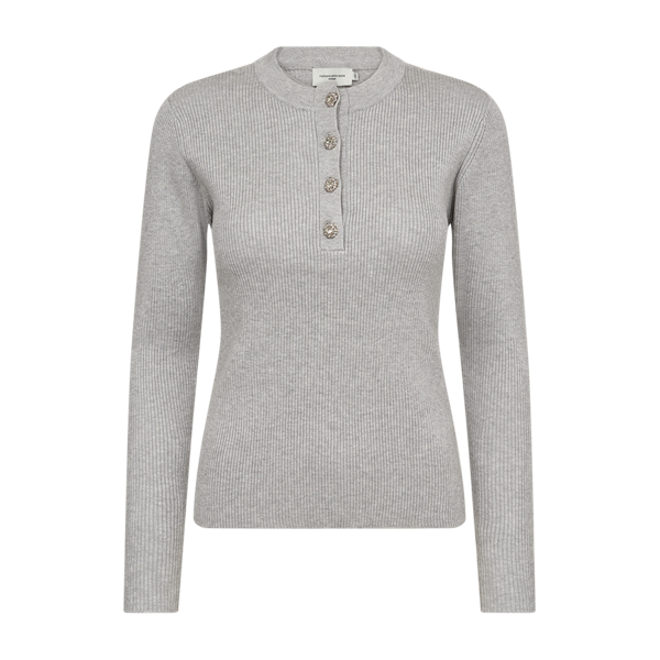 COPENHAGEN MUSE - VERAN PULLOVER LIGHT GREY MELANGE