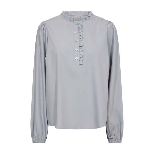 FREEQUENT - FRIVA BLUSE OFF WHITE/SORT