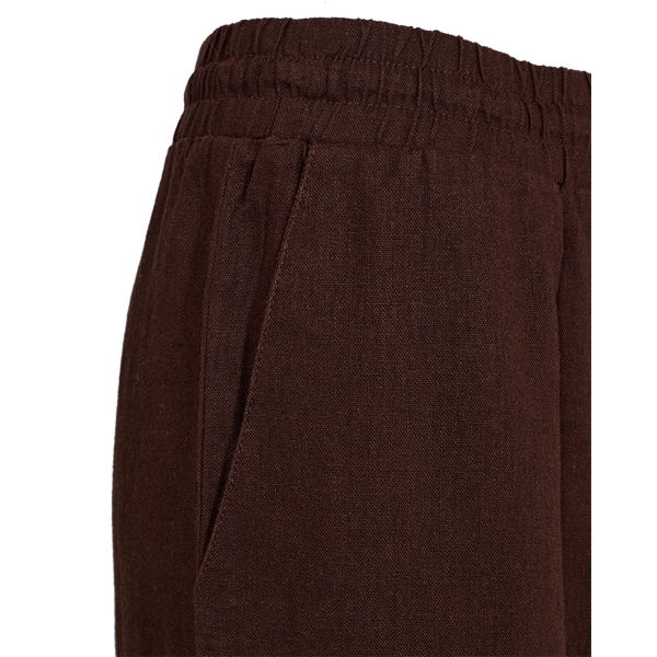 FREEQUENT - LAVE HØRBUKSER COFFEE BEAN