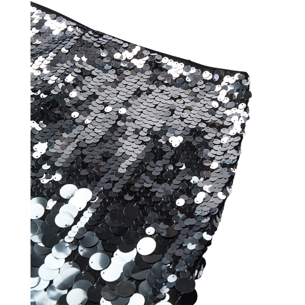 COPENHAGEN MUSE - SEQUINCE NEDERDEL SILVER GUNMETAL