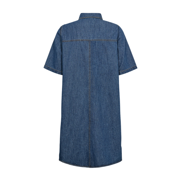 FREEQUENT - LISEA DENIM KJOLE MEDIUM BLUE