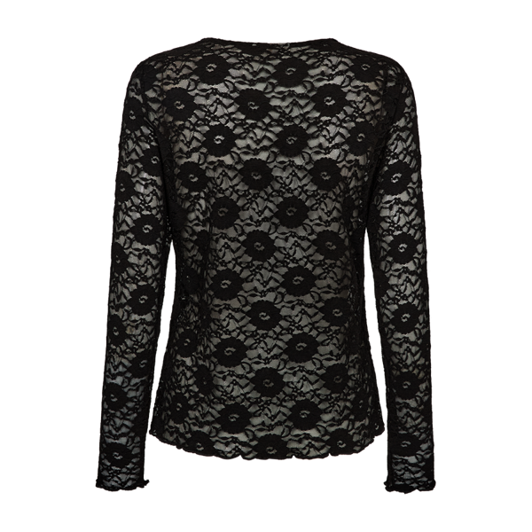FREEQUENT - LENNON BLONDE BLUSE SORT