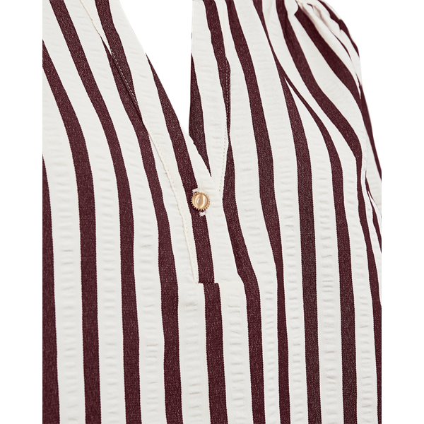 FREEQUENT - NOTO BLUSE STAR OFF WHITE/PORT ROYALE