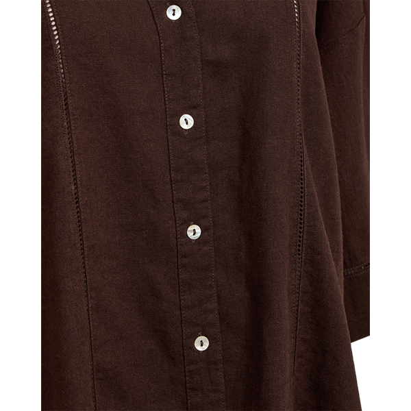 FREEQUENT - ALUNA BLUSE COFFEE BEAN